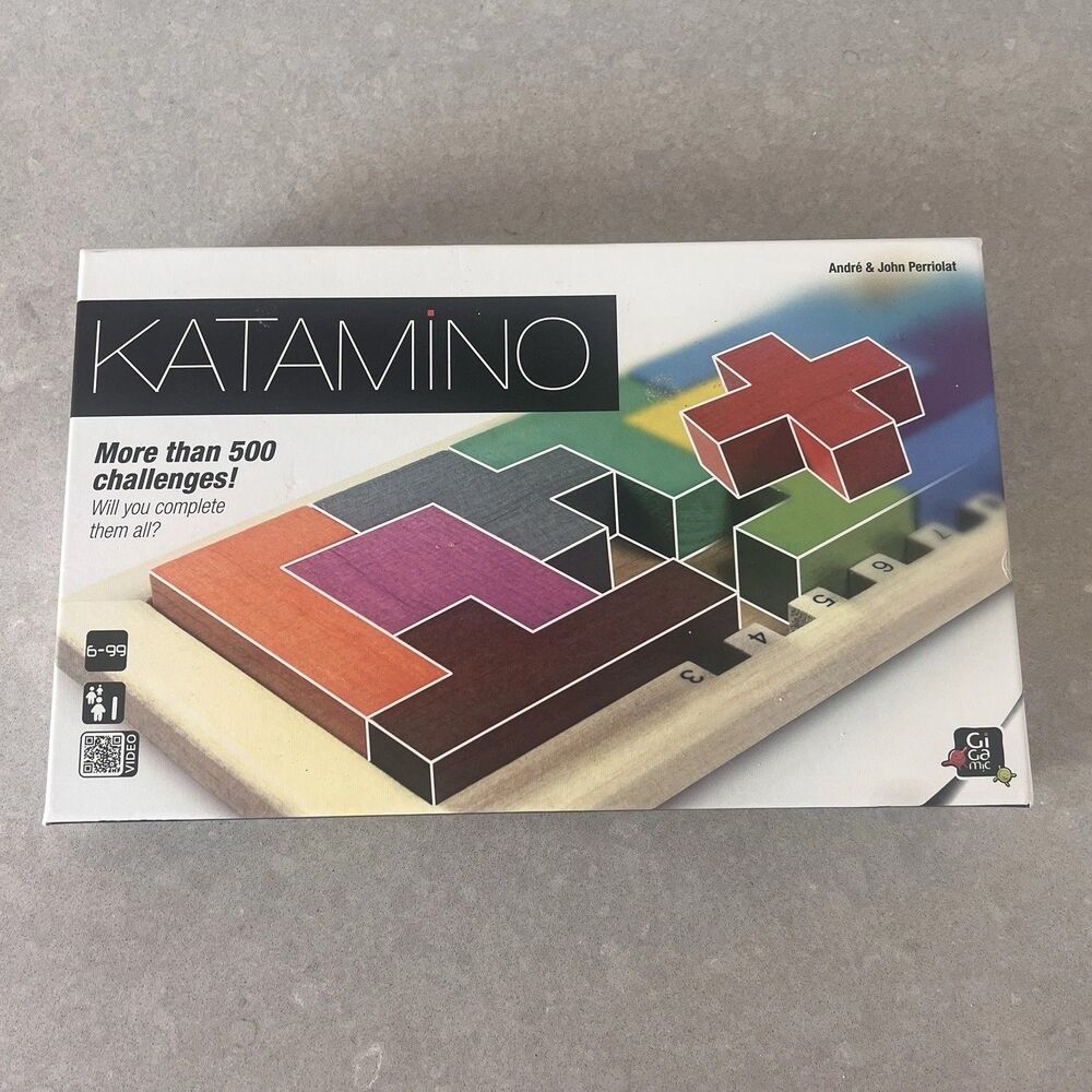Katamino - Wooden Logic Puzzle Game - More Than 500 Challenges No Sign of Use